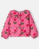 Emile et Ida Emile et Ida Floral quilted ruffled cotton corduroy jacket - 1
