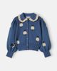 Emile et Ida Emile et Ida Jacquard ruffled cotton cardigan - 1