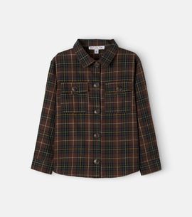 Emile et Ida Emile et Ida Plaid cotton flannel shirt