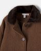 Emile et Ida Emile et Ida Teddy-trimmed wool-blend coat - 3