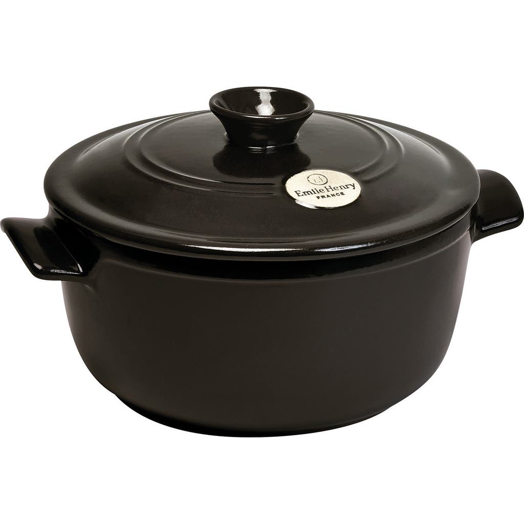 Emile Henry Emile Henry Flame Round Stewpot Dutch Oven, 2.6 Quart