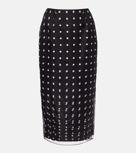 Emilia Wickstead Emilia Wickstead Bethan polka-dot silk taffeta pencil skirt