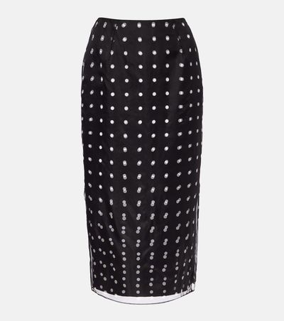Emilia Wickstead Emilia Wickstead Bethan polka-dot silk taffeta pencil skirt