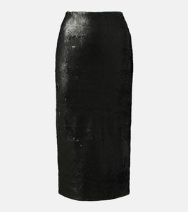 Emilia Wickstead Emilia Wickstead Bethan sequined pencil skirt