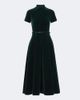Emilia Wickstead Emilia Wickstead Camilla belted cotton velvet midi dress - 1