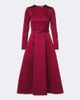 Emilia Wickstead Emilia Wickstead Capucine belted satin midi dress - 1