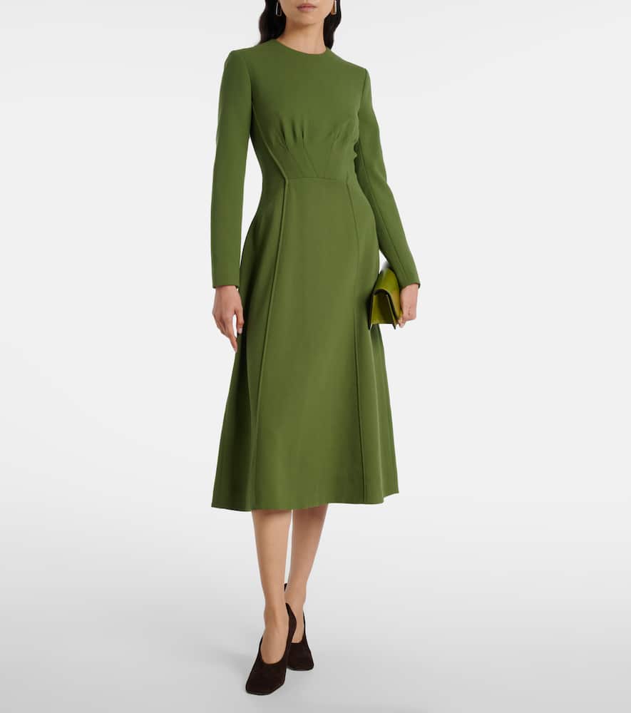 Emilia Wickstead - Collinson wool crpe midi dress