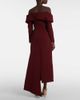 Emilia Wickstead Emilia Wickstead Derika off-shoulder crÃªpe midi dress - 3