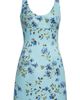 Emilia Wickstead Emilia Wickstead Einna Blue Magnolia Taffeta Faille Minidress - 5