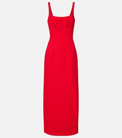 Emilia Wickstead Jianna Wool Crêpe Midi Dress