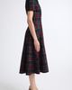 Emilia Wickstead Emilia Wickstead Jody Flocked Plaid Print Midi Dress - 3
