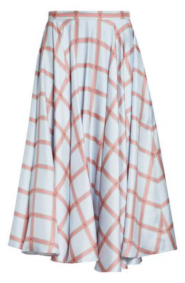 Emilia Wickstead Emilia Wickstead Karima Plaid Silk Twill Skirt