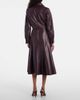 Emilia Wickstead Emilia Wickstead Kensie high-rise leather midi skirt - 3