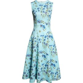 Emilia Wickstead Emilia Wickstead Mara Magnolia Taffeta Faille Midi Dress