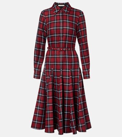 knee length dresses for ladies Boswell Tartan Plaid Midi Dress main image 0
