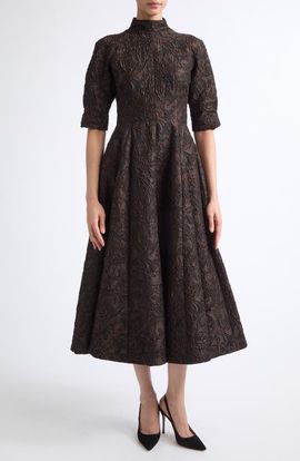 Emilia Wickstead Emilia Wickstead Quinley Jacquard Midi Dress