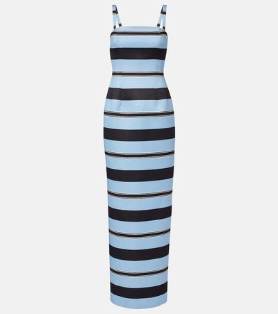 Emilia Wickstead Emilia Wickstead Regina striped taffeta faille maxi dress