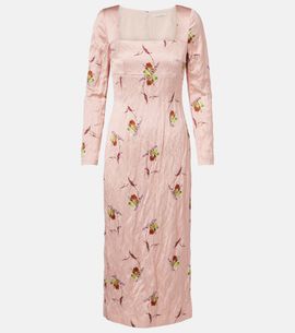 Emilia Wickstead Emilia Wickstead Renne floral satin midi dress