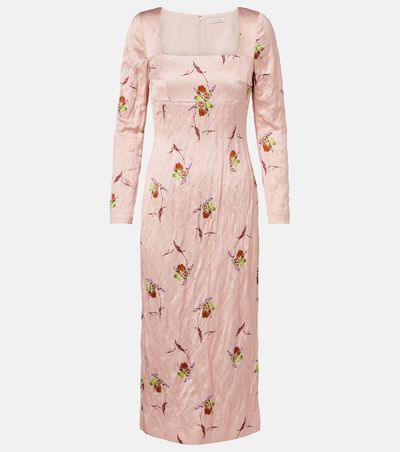 Emilia Wickstead Emilia Wickstead Renne floral satin midi dress