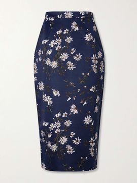 EMILIA WICKSTEAD Lorelei faille midi skirt