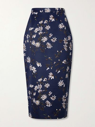 EMILIA WICKSTEAD Lorelei faille midi skirt
