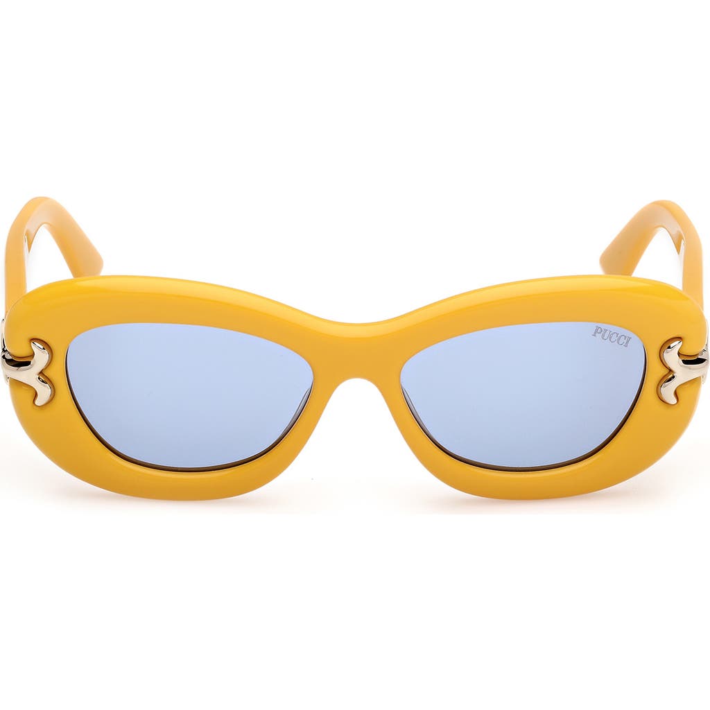 Emilio Pucci Emilio Pucci 52mm Geometric Sunglasses