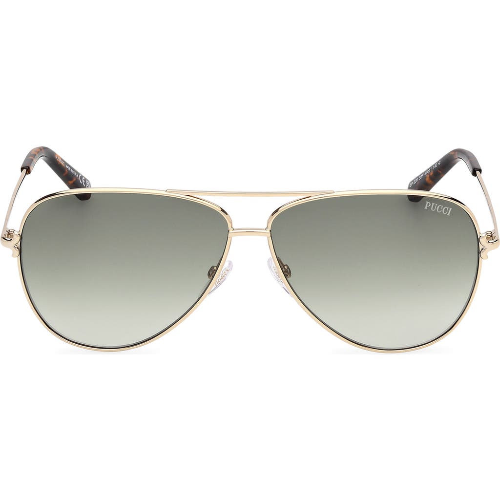 Emilio Pucci Emilio Pucci 60mm Pilot Sunglasses