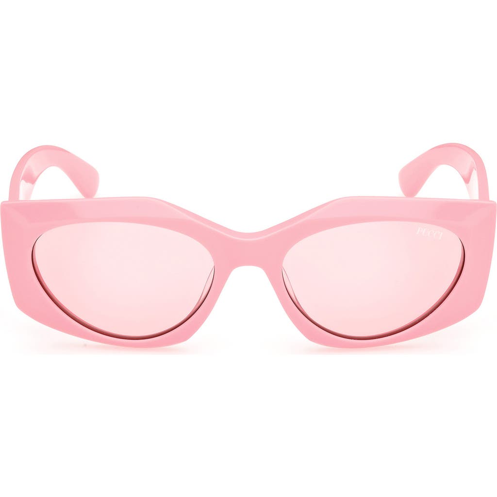 Emilio Pucci Emilio Pucci Geometric 55mm Sunglasses