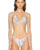 Emilio Pucci Emilio Pucci Lycra Tie Triangle Bikini Bra Top - 1