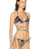 Emilio Pucci Emilio Pucci Lycra Wrap Triangle Bikini Bra Top - 2