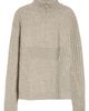 EMILY DAWN LONG EMILY DAWN LONG 3-Knit Structure Wool Quarter Zip Sweater - 3