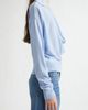 EMILY DAWN LONG EMILY DAWN LONG Drape Front Wool Polo Sweater - 3