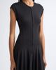 EMILY DAWN LONG EMILY DAWN LONG Farrah Zip-Up Jersey Midi Dress - 4