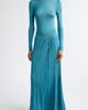 EMILY DAWN LONG EMILY DAWN LONG Kingsley Pleated Long Sleeve Column Dress - 1