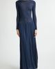 EMILY DAWN LONG EMILY DAWN LONG Kingsley Pleated Long Sleeve Drop Waist Column Dress - 1