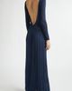 EMILY DAWN LONG EMILY DAWN LONG Kingsley Pleated Long Sleeve Drop Waist Column Dress - 2