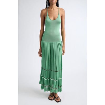 EMILY DAWN LONG EMILY DAWN LONG Kingsley Pleated Maxi Dress