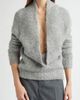 EMILY DAWN LONG EMILY DAWN LONG Sonko Reversible Suri Alpaca & Merino Wool Blend Sweater - 2