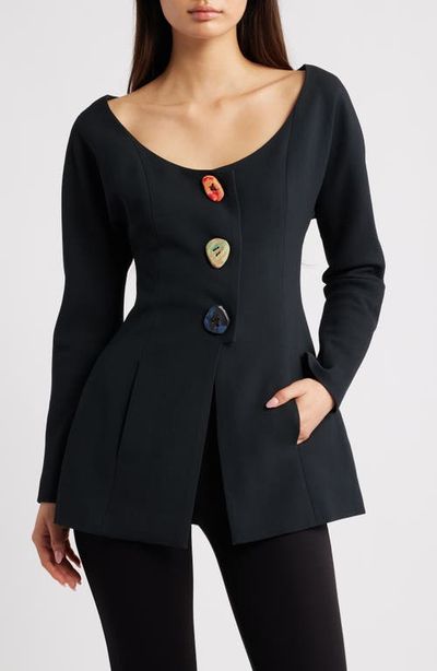 EMILY DAWN LONG EMILY DAWN LONG Wedding Button Blazer