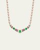 Emily P. Wheeler 18K Yellow Gold Re-Worked Vintage Necklace with Pearls, Diamonds, Emeralds and Sapphires - 5