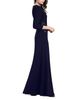 Emily Shalant Emily Shalant Beaded Flower Stretch Crepe Gown - 3
