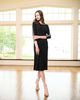 Emily Shalant Emily Shalant Crystal Floral Midi Dress - 2