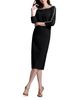 Emily Shalant Emily Shalant Crystal Floral Midi Dress - 3