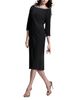 Emily Shalant Emily Shalant Crystal Floral Midi Dress - 6