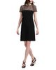 Emily Shalant Emily Shalant Crystal Illusion Stretch Crepe Mini Dress - 2