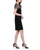 Emily Shalant Emily Shalant Crystal Illusion Stretch Crepe Mini Dress - 3