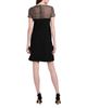Emily Shalant Emily Shalant Crystal Illusion Stretch Crepe Mini Dress - 4