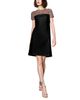 Emily Shalant Emily Shalant Crystal Illusion Stretch Crepe Mini Dress - 5