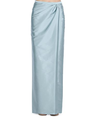 Emily Shalant Emily Shalant Soft Taffeta Faux Wrap Skirt