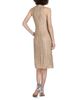 Emily Shalant Emily Shalant Windowpane Sequin Mock Neck Dress - 3